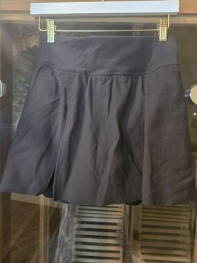 SPANX Black Pleated Skort